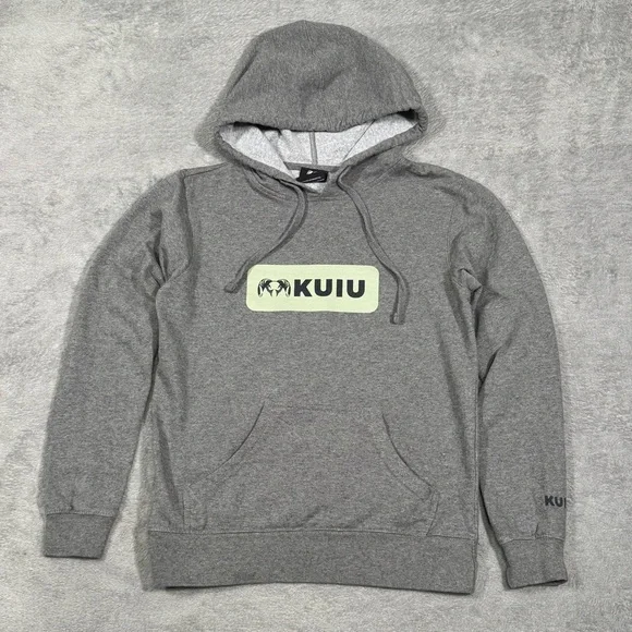 KUIU Hoodie Gray Pullover Hunting Outdoors Sweatshirt Mens S Gorpcore Hiking - Picture 1 of 13